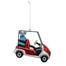 Load image into Gallery viewer, Glass Golf Cart Ornament
