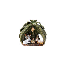 Load image into Gallery viewer, Stoneware Vintage Reproduction Nativity, Set of 6

