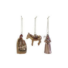 Load image into Gallery viewer, Glass Nativity Ornament (3 Styles)
