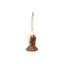 Load image into Gallery viewer, Resin Cloche Holy Family Ornament with LED Light (Batteries Included)
