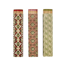 Load image into Gallery viewer, Safety Fireplace Matches in Matchbox with Seasonal Botanical Pattern (3 Styles)
