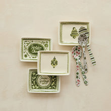 Load image into Gallery viewer, Stoneware Dish with Holiday Design/Saying (4 Styles)
