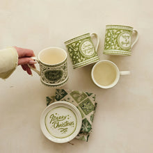 Load image into Gallery viewer, Stoneware Mug with Holiday Design &amp; Saying (4 Styles)
