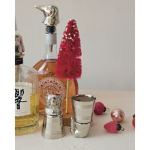Load image into Gallery viewer, Bear Head Cast Aluminum &amp; Stainless Steel Jigger in Kraft Box

