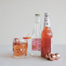 Load image into Gallery viewer, Santa Head Shaped Drinking Glass, Amber

