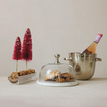 Load image into Gallery viewer, Pressed Glass Scalloped Cracker Dish
