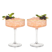 Load image into Gallery viewer, Meridian Crystal Coupe Glasses Set of 2 (Online Only)
