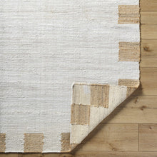Load image into Gallery viewer, Yuval Dotted Bordered Jute Carpet [Online Only]
