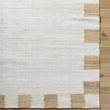 Load image into Gallery viewer, Yuval Dotted Bordered Jute Carpet [Online Only]
