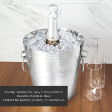 Load image into Gallery viewer, Irving Stainless Steel Hammered Ice Bucket (Online Only)
