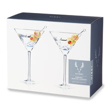 Load image into Gallery viewer, Admiral Crystal Martini Glasses (Online Only)
