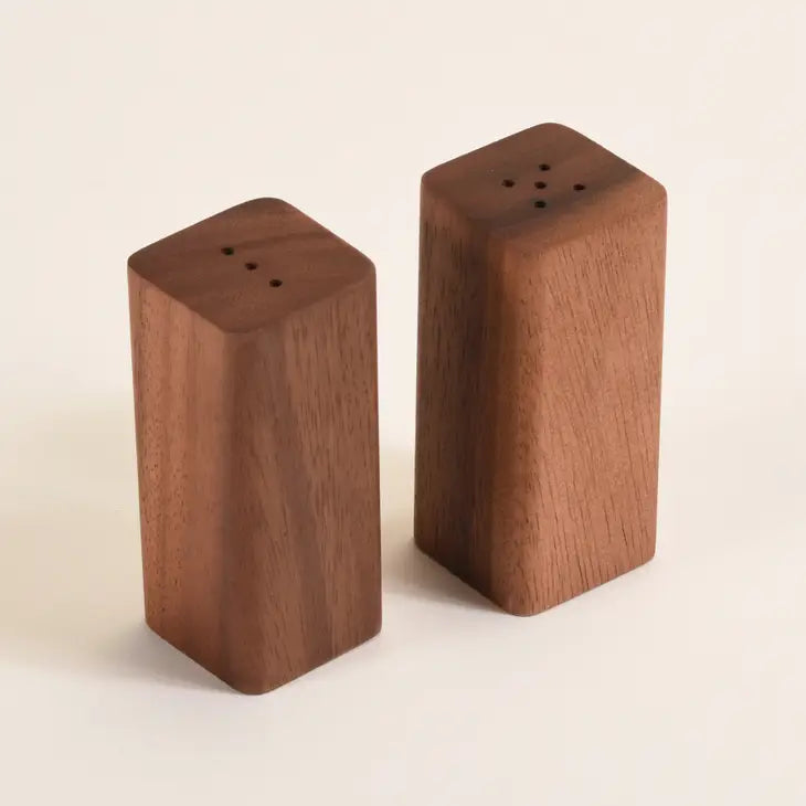 Ethan Acacia Wooden Salt & Pepper Shaker Set + Reviews