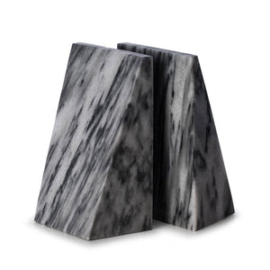 Marble Wedge Bookends (3 Colors)