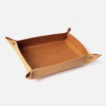 Load image into Gallery viewer, Vermillion Leather Tray
