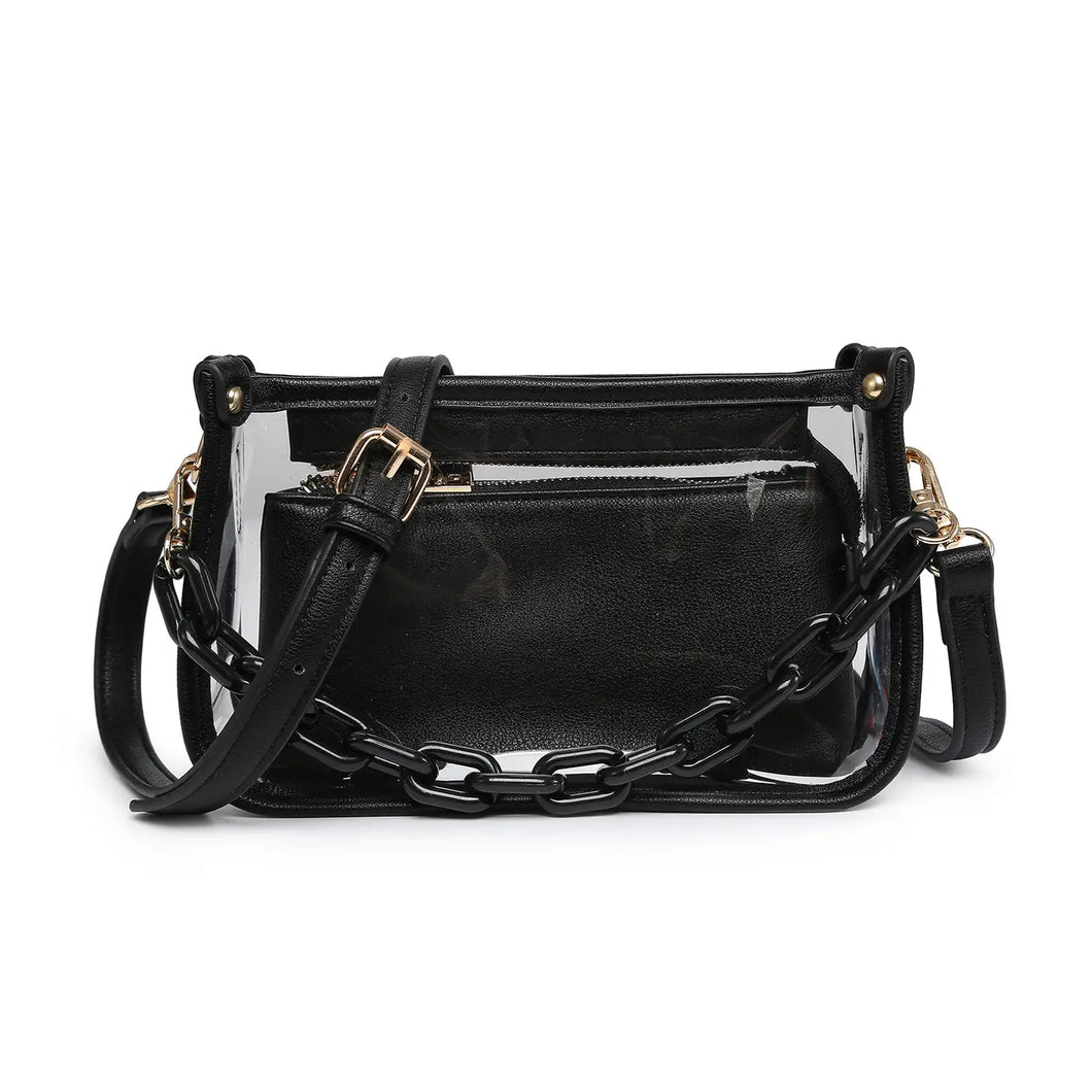 Jessica Clear Crossbody (Various Colors)