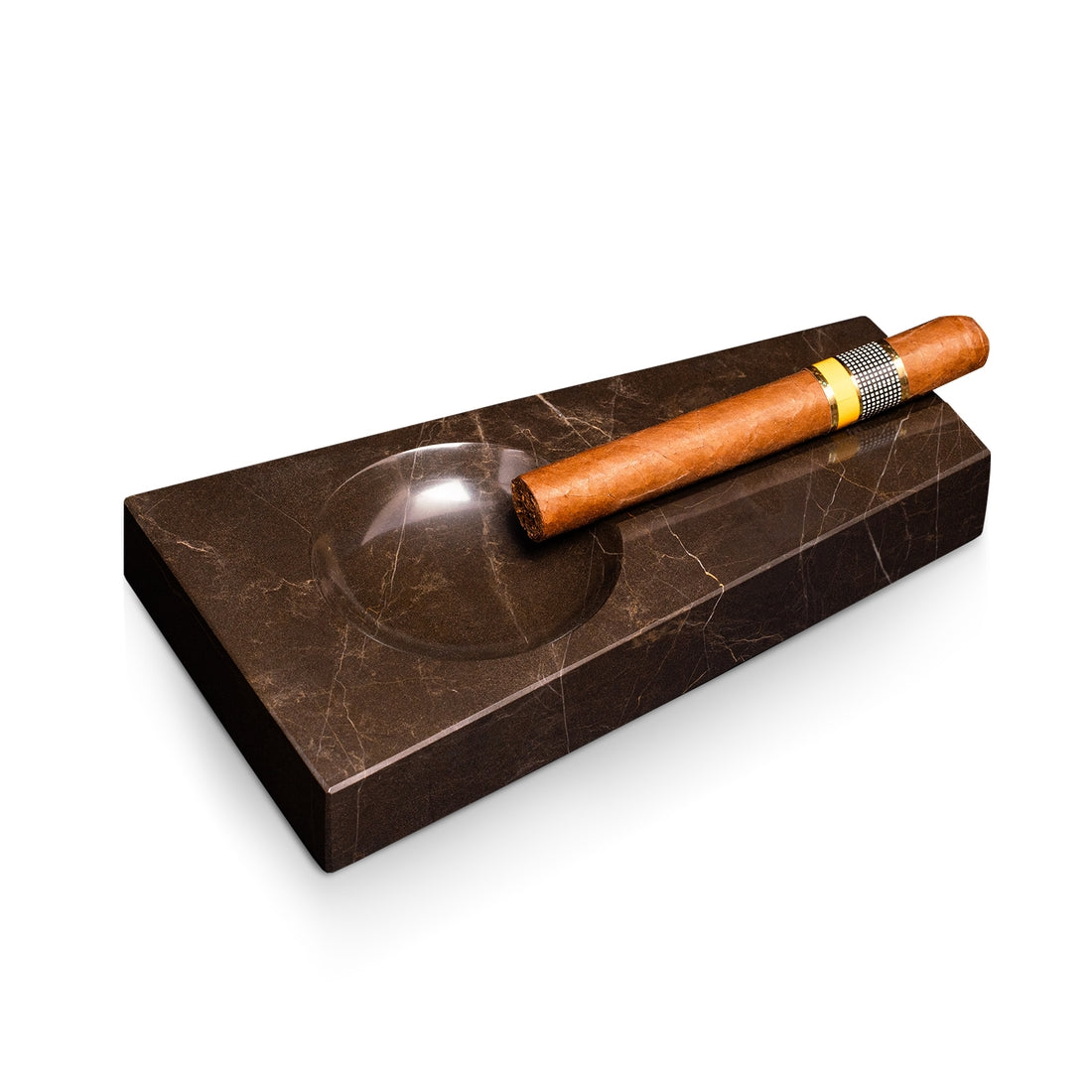 marble cigarette holder Brass and Floor Ashtray Mid Century Standing Holder, Hollywood Regency Style carved from genuine natural stone in seven marble color options for home office desks Marble Ashtray Smith &