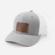 Load image into Gallery viewer, Leather Patch Trucker Hat
