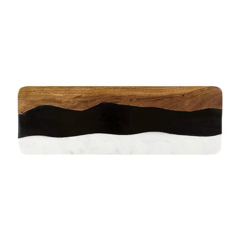 Marble & Wood Tri Color Board (2 Sizes)