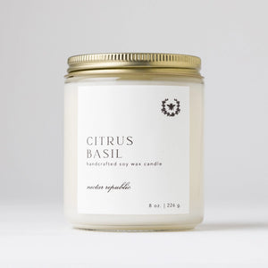 Nectar Republic Soy Candle Jar (4 scents)