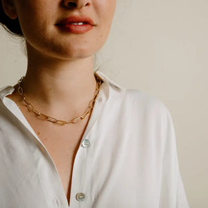 Paperclip Link Necklace