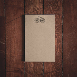 Aaron Bicycle Small Notepad