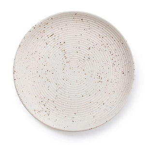 Ribbed Ceramic Speckled Plate (2 Sizes)