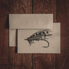 Load image into Gallery viewer, Theo Fly Fish Folded Note Card Set
