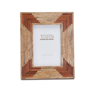 Wood Aztec Frame 5x7