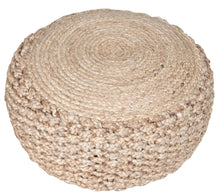Load image into Gallery viewer, Braided Jute Pouf
