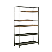 Load image into Gallery viewer, 5-Tier Metal Shelf w/ Wood Trays

