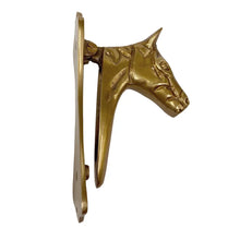 Load image into Gallery viewer, Brass Horse Head Door Knocker
