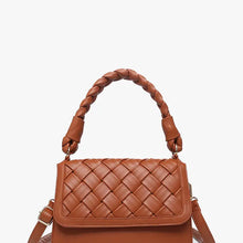 Load image into Gallery viewer, Woven Satchel w/ Braided Handle
