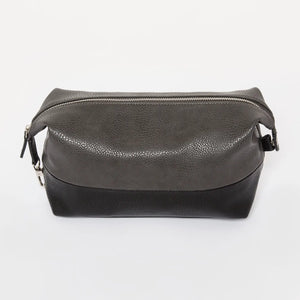 Alpha Deluxe Toiletry Bag (Grey & Black)