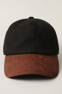 Baseball Cap w/ Suede Visor (3 colors)