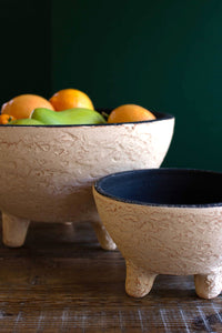 Footed Clay Bowl (2 Sizes)