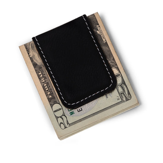 Vegan Leather Money Clip (3 Colors)