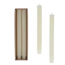 Load image into Gallery viewer, Hobnail Taper Candles, Set of 2
