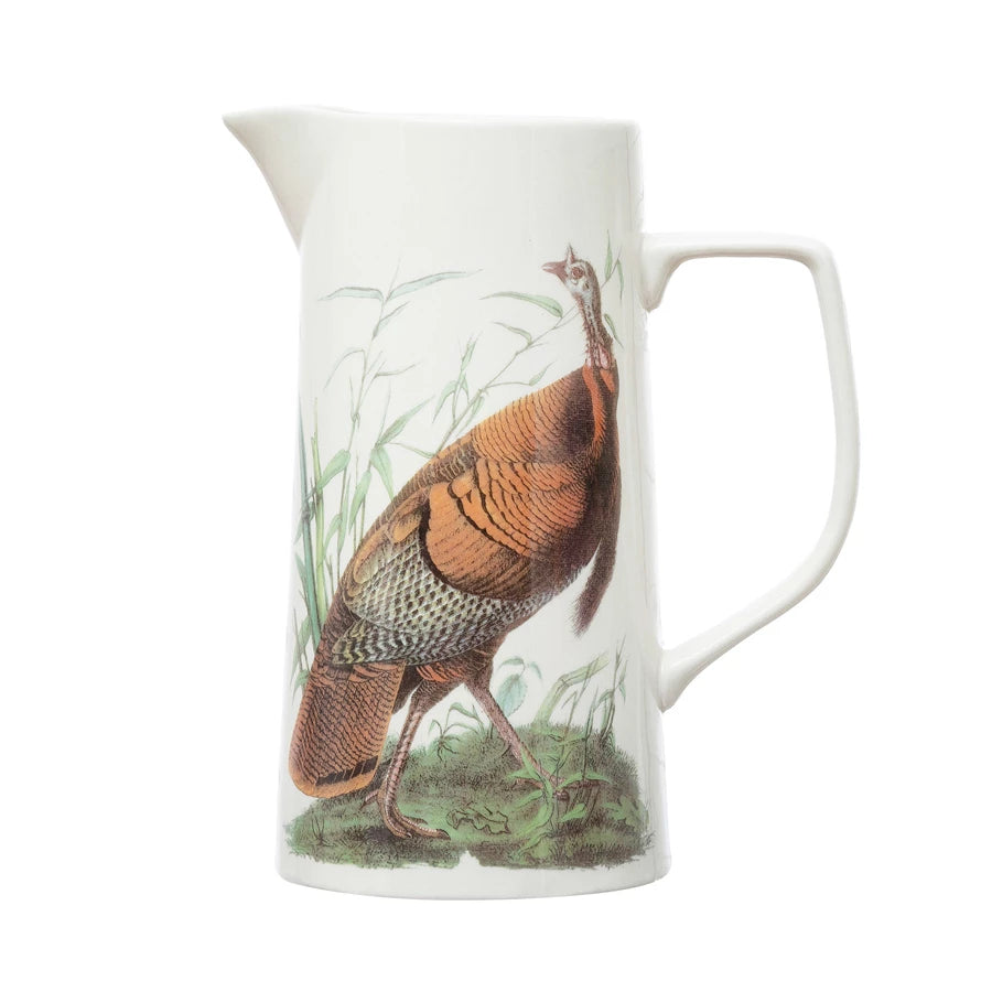 Vintage Turkey Stoneware Pitcher
