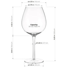 Load image into Gallery viewer, Large Balloon Red Wine Glass
