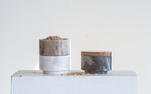 Load image into Gallery viewer, Marble Stacking Pinch Pots w/ Acacia Wood Lid
