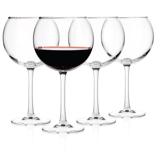 Buy Extra Large Red Wine Glasses, oversized wine glasses set of 2-25 oz,  wide rimmed balloon crystal novelty glass, stem glasses drinking Cabernet,  tall stemmed white and red wine glass set Online