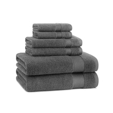 Load image into Gallery viewer, 100% Cotton 6-Piece Bath Towel Set (4 colors)
