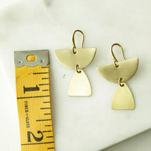 Load image into Gallery viewer, Semicircle Dangle Earrings
