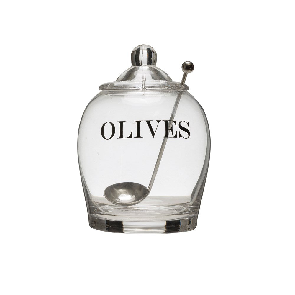 Olive Jar w/Spoon