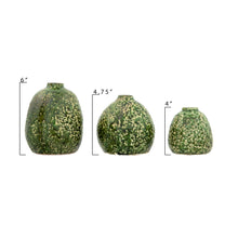 Load image into Gallery viewer, Distressed Green Vases (3 Sizes)
