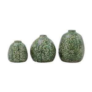 Distressed Green Vases (3 Sizes)