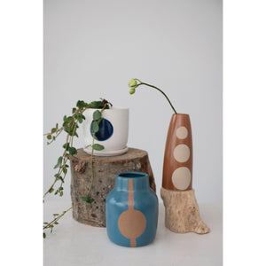 Circle Stoneware Vase